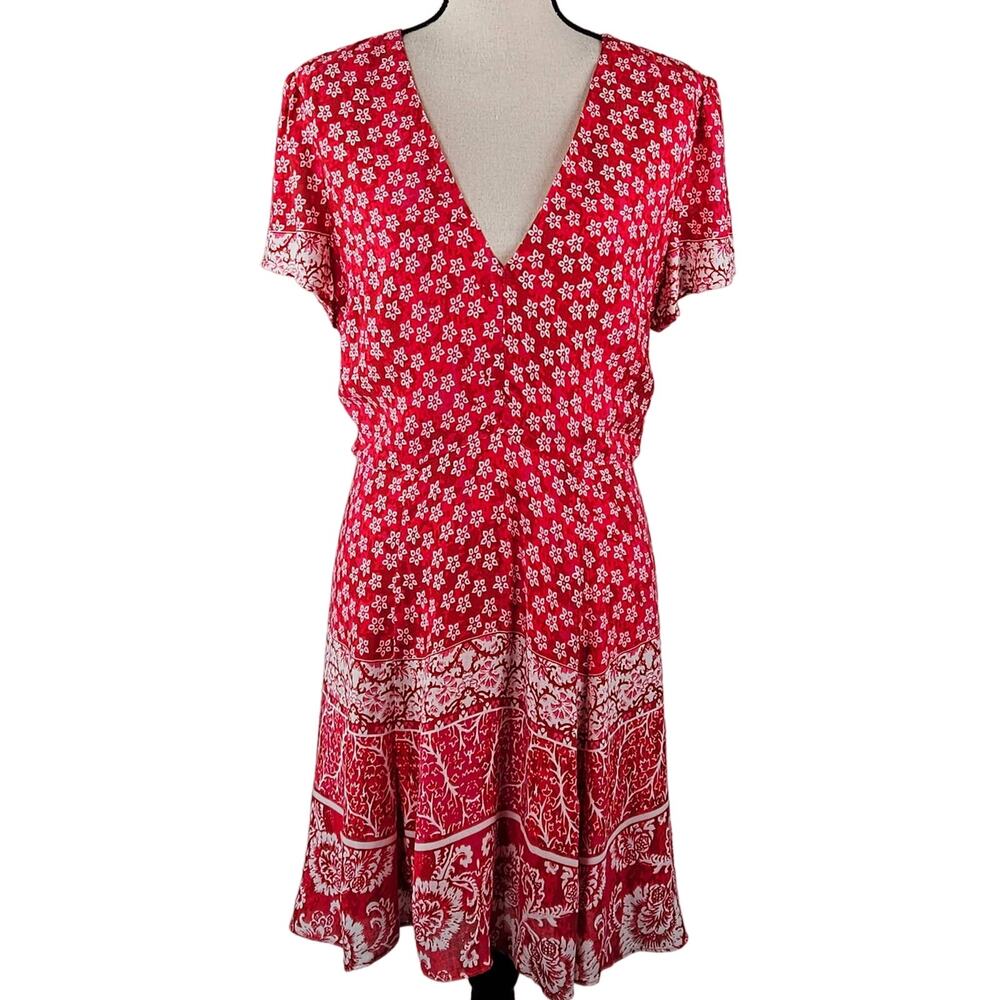 Lovers + Friends Cassidy Red Scarf Mini Dress | Women's Large